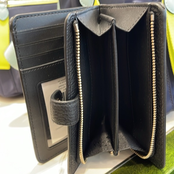 Kate Spade Leila Medium Compact Bifold Wallet
Black 
NWT - Picture 16 of 16